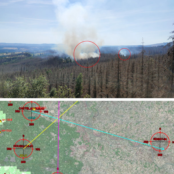 Automatic forest fire detection system with AI enables early and efficient fire fighting 